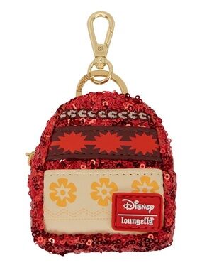 Loungefly exclusive  Moana Sequin Mini Backpack Keychain - retired